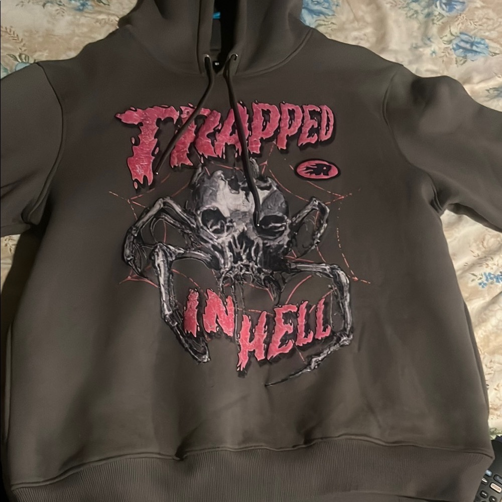 Graphic Hoodie with Skull Design